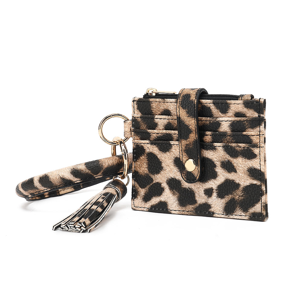 Wristband Bracelet Keychain Pocket Credit Card Holder