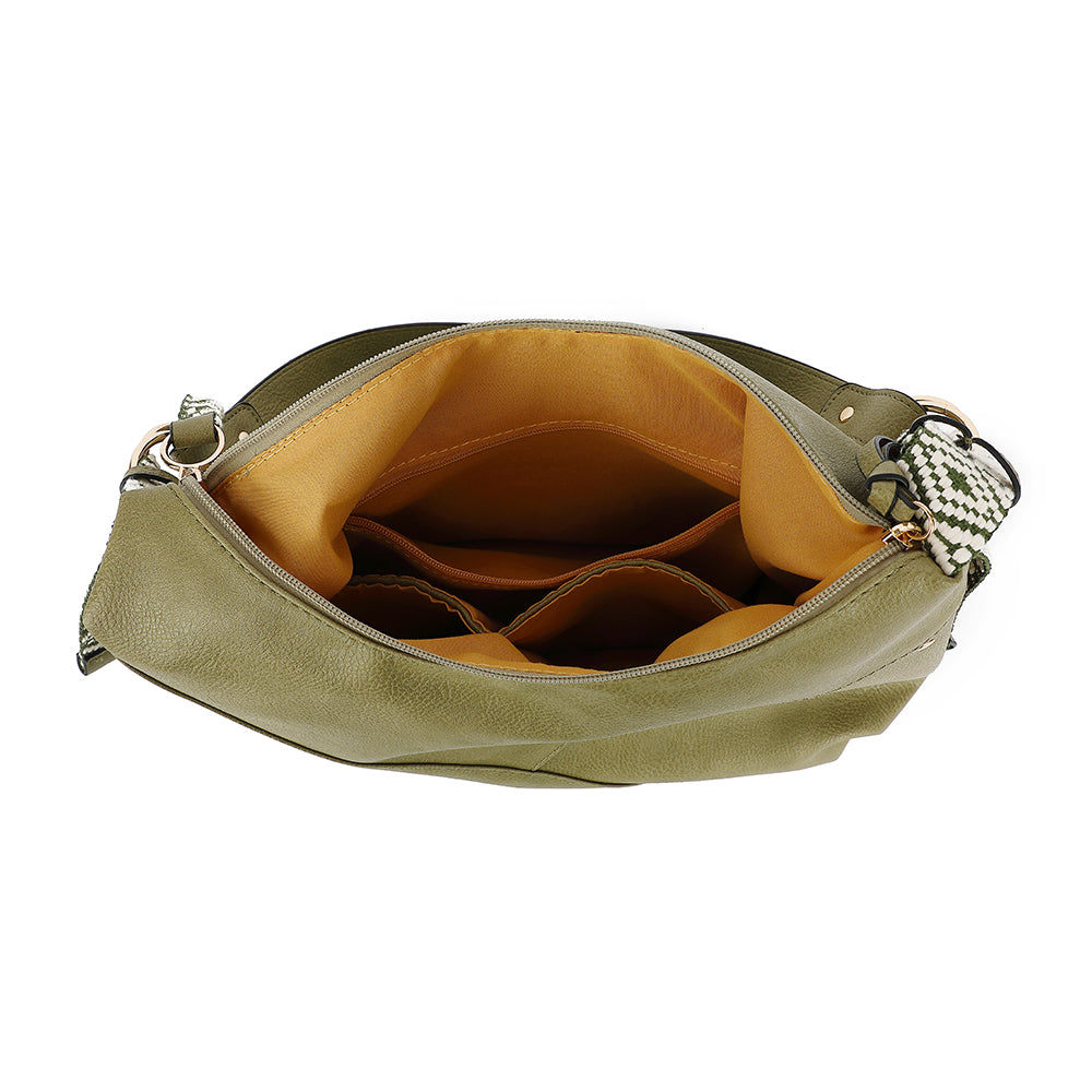 GUITAR STRAP HOBO WITH ADJUSTABLE SHOULDER STRAP 1851F