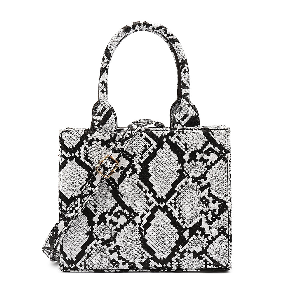 Snake Skin Print Crossbody 2049