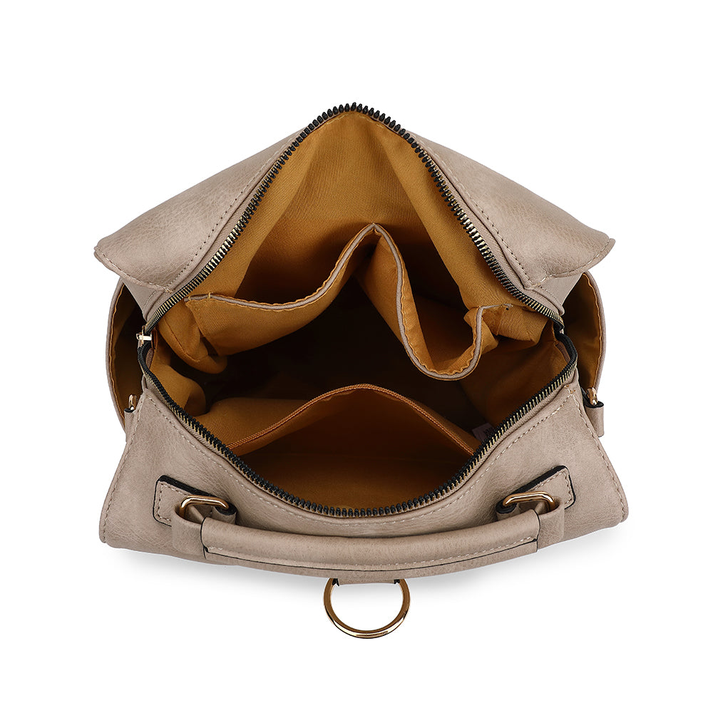 BACKPACK WITH FRONT ZIP POCKET 21537C