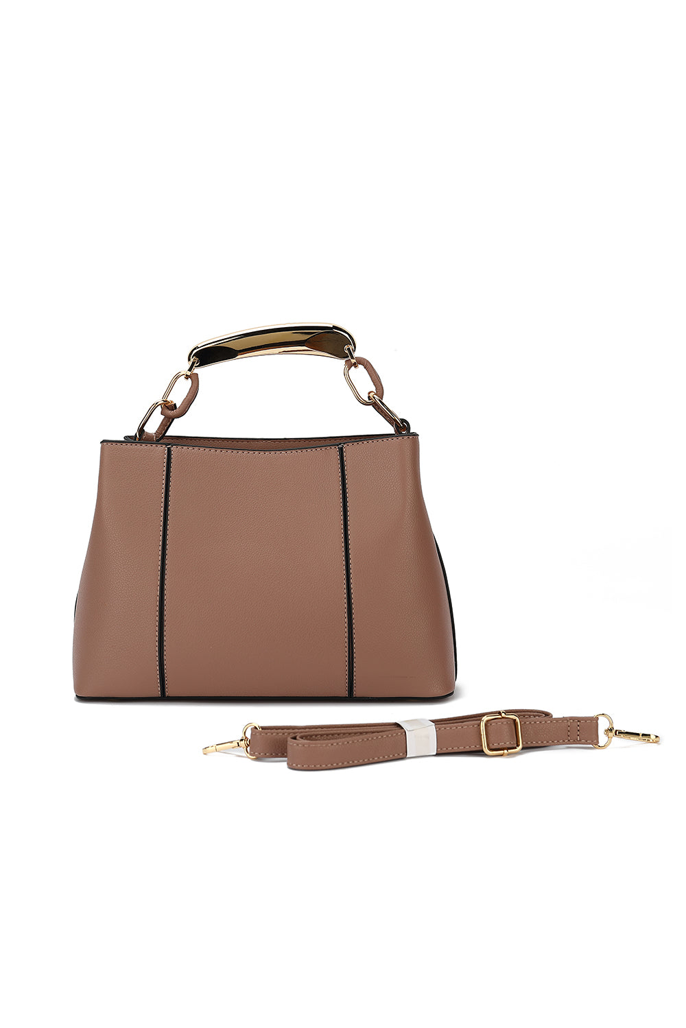 Metal Handle Crossbody