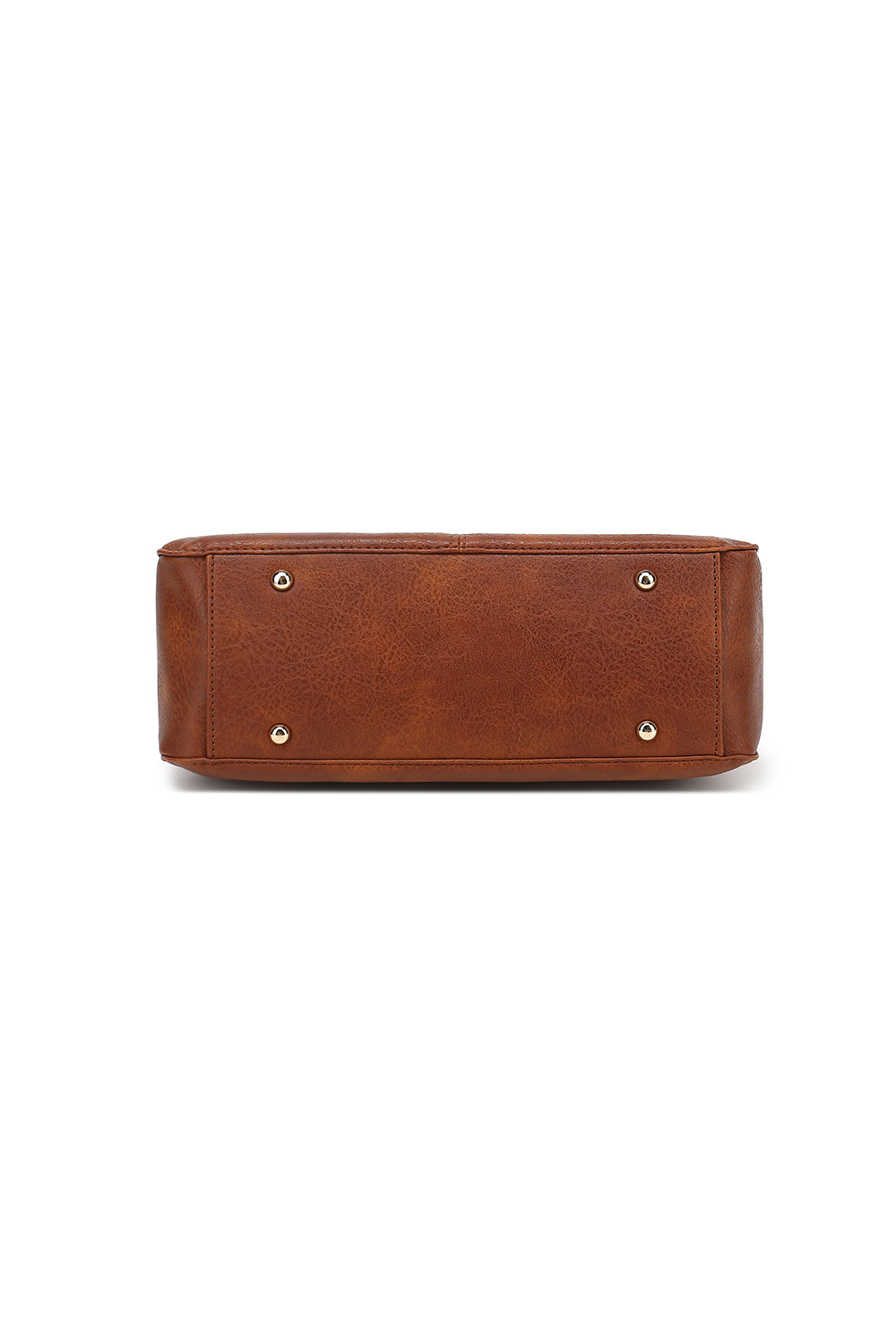 RING HANDLE SATCHEL WITH GUITAR STRAP
