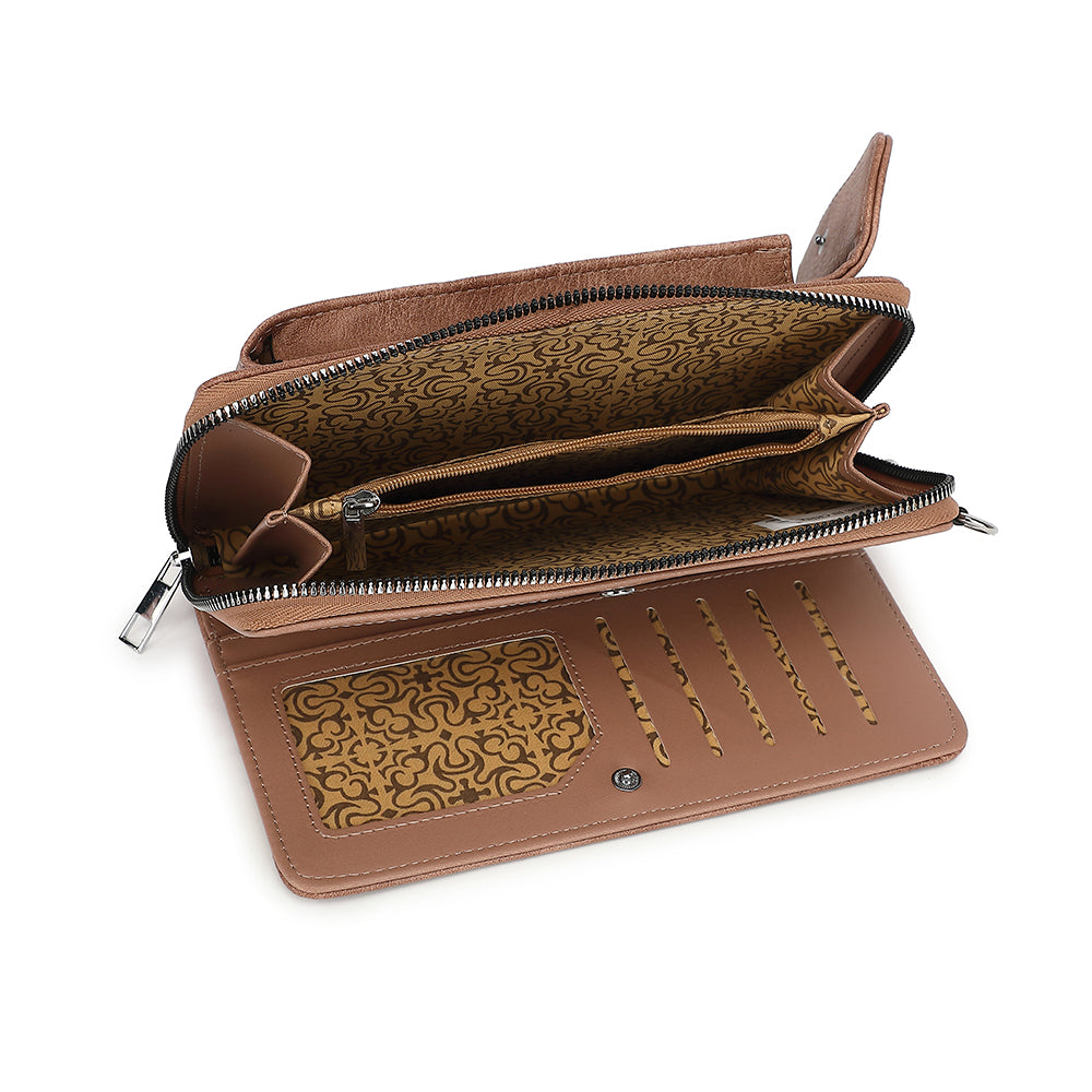 Phone Wallet / Wristlet / Crossbody with Tech Windows 22705A