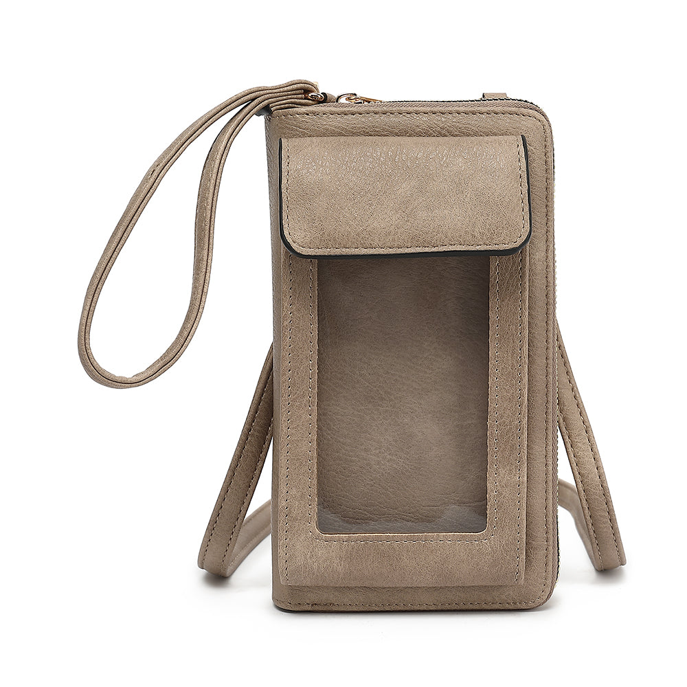 Phone Wallet / Wristlet / Crossbody with Tech Windows 22705A
