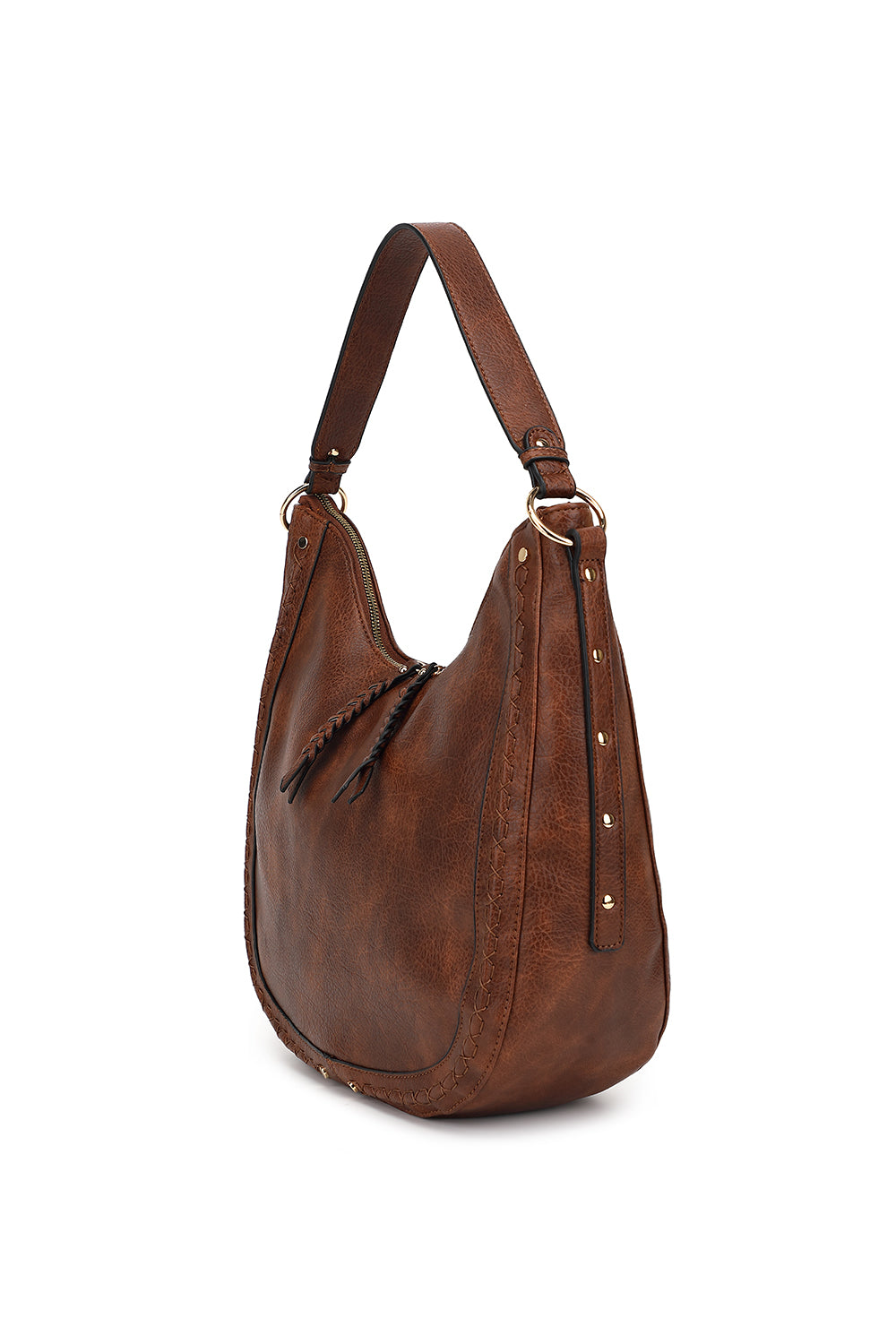 SLOUCHY WHIPSTITCH HOBO