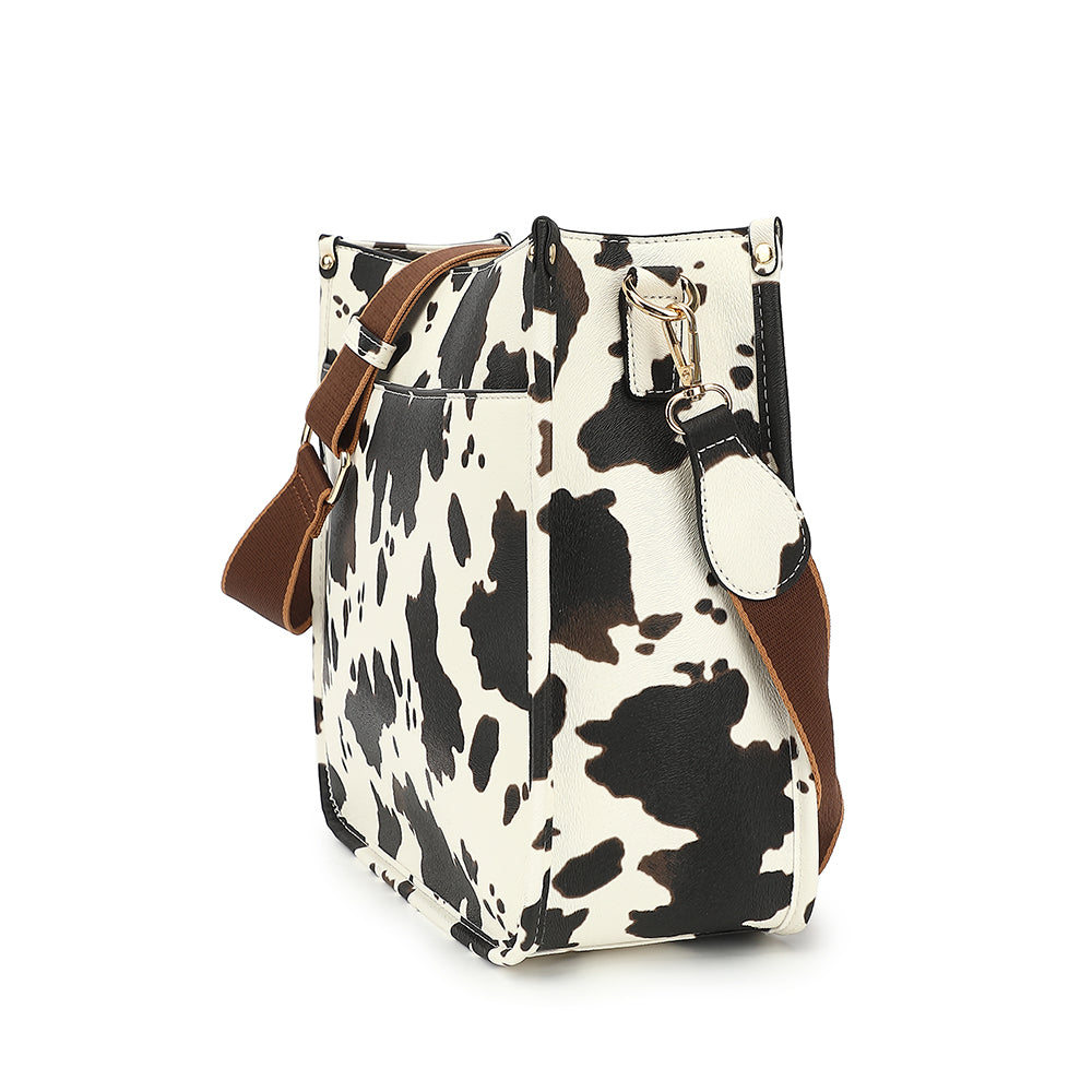 Cow Print Hobo 23614