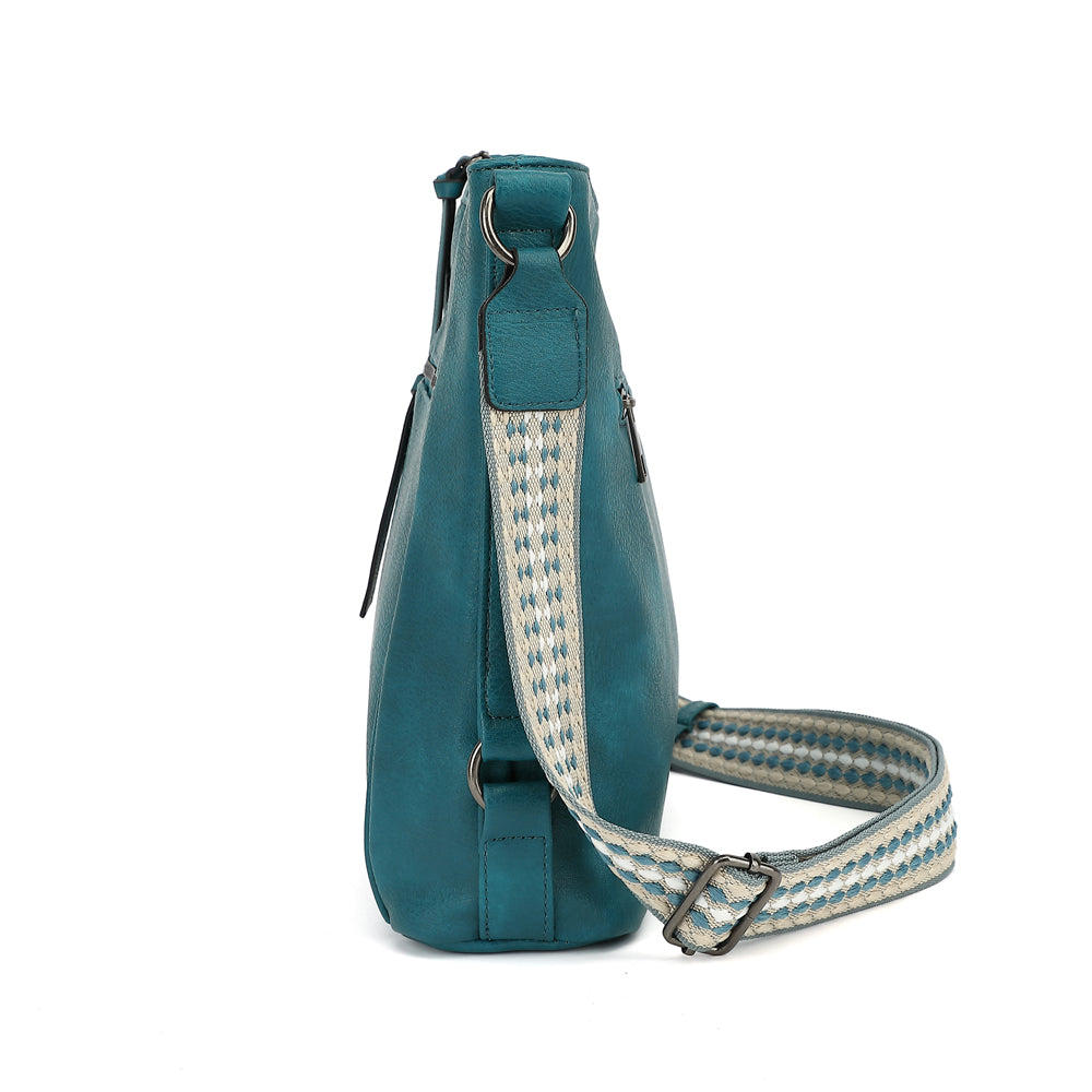CROSSBODY WITH ZIP POCKETS 23709C