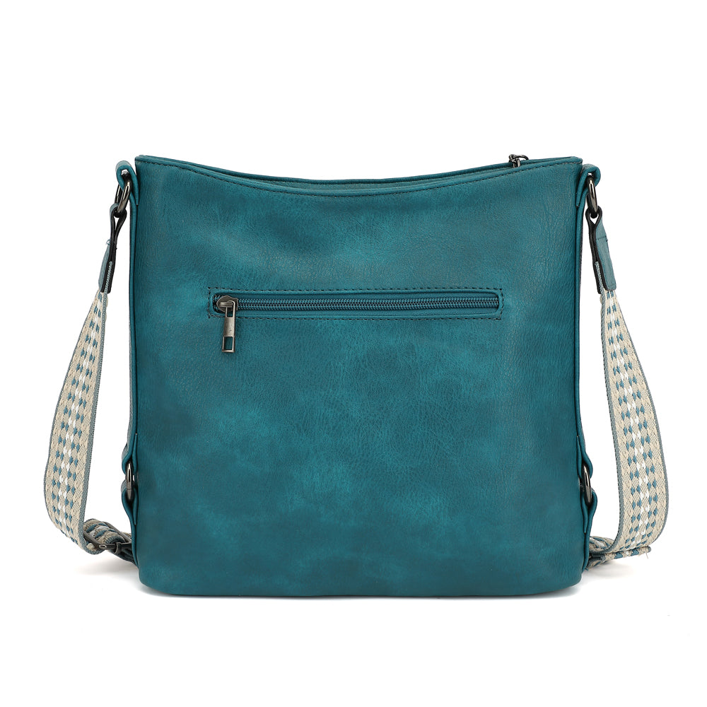 CROSSBODY WITH ZIP POCKETS 23709C