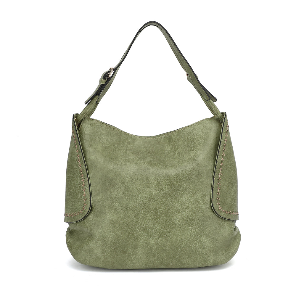 SLOUCHY DOUBLE HANDLE HOBO 24015