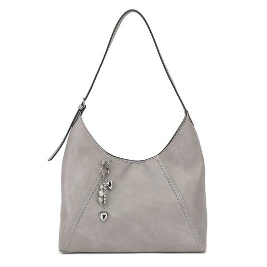STUD N/S HOBO WITH CHARM 24907