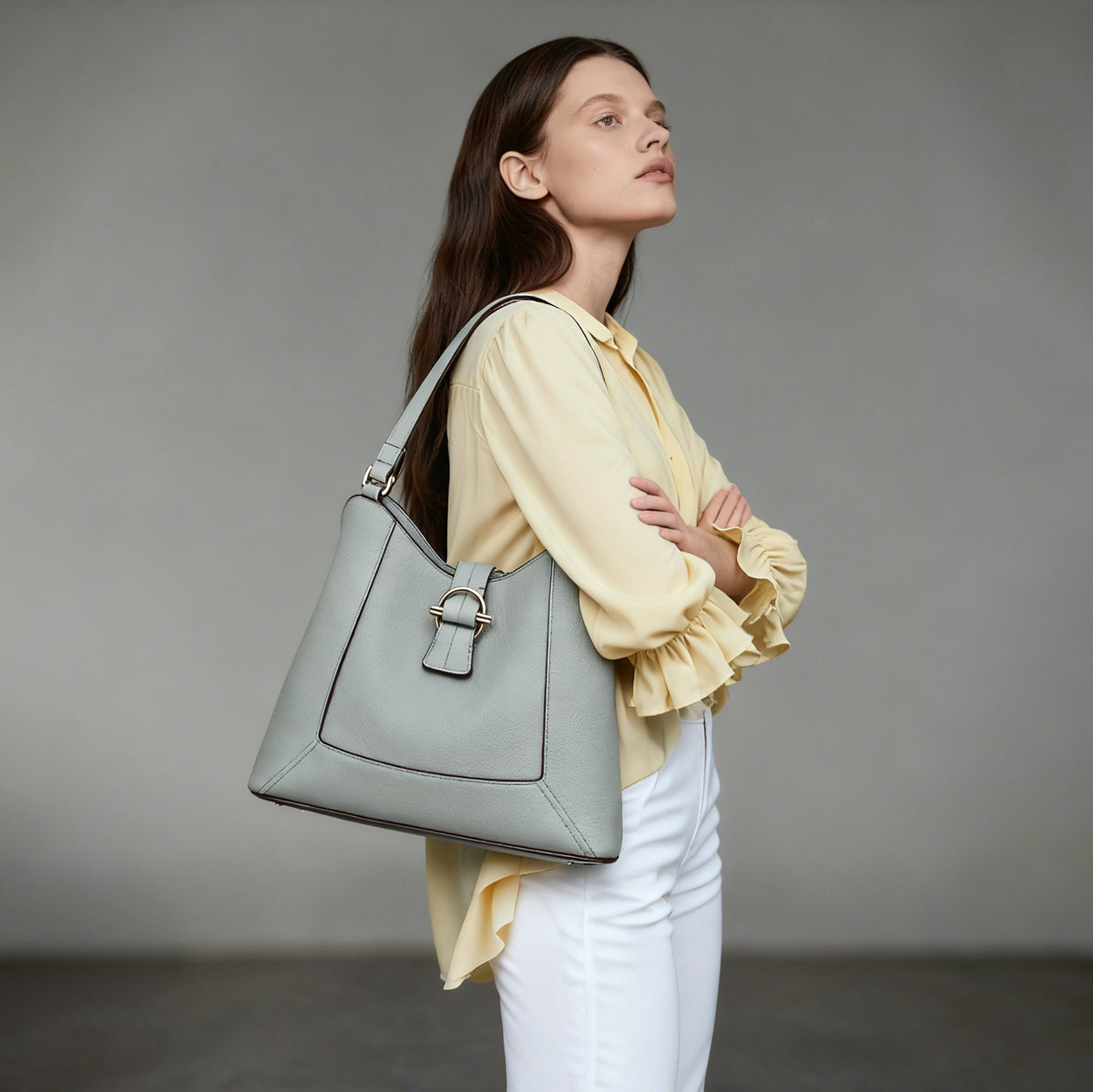 triple compartmnet tote bag 25111