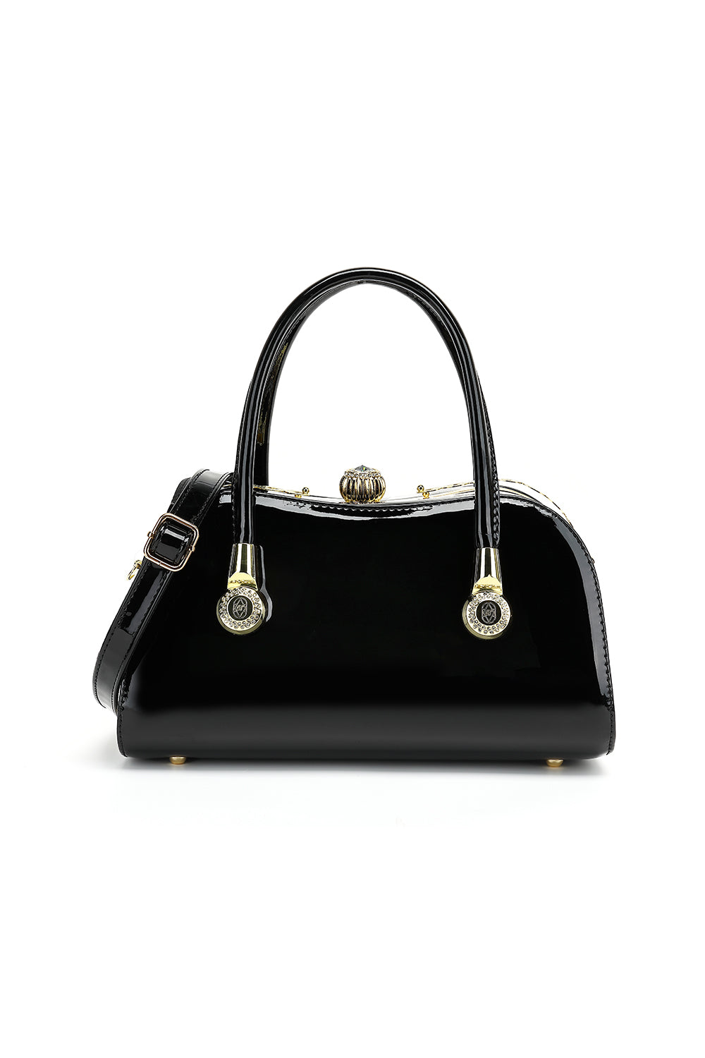Frame Satchel Patent Leather