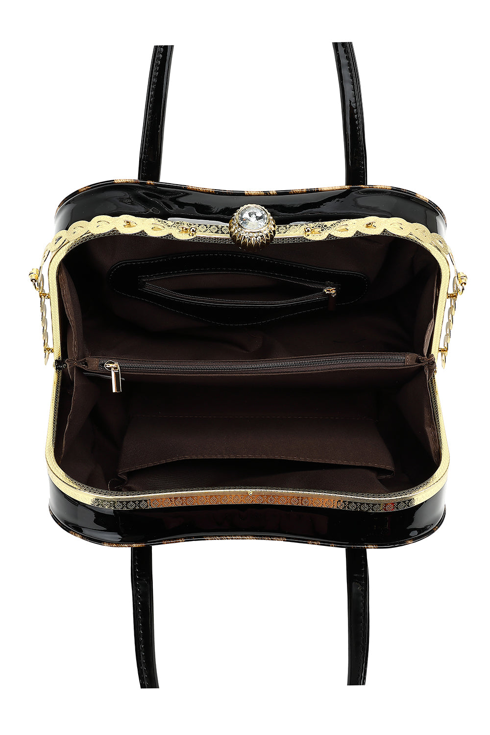 Frame Satchel Patent Leather 3161