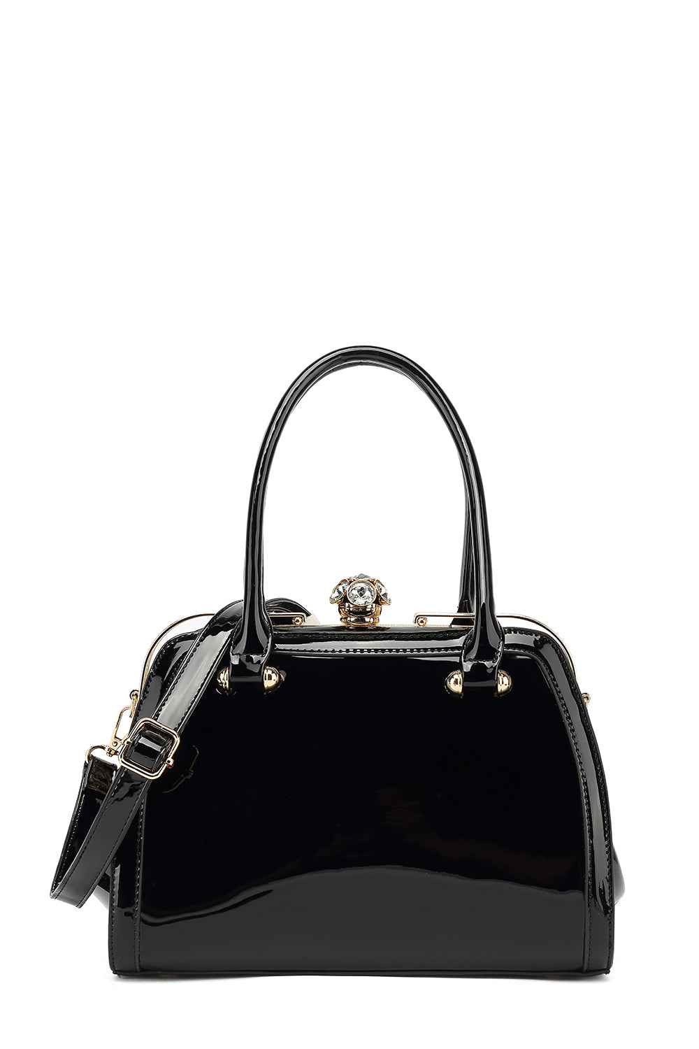 Frame Satchel Patent Leather 90178