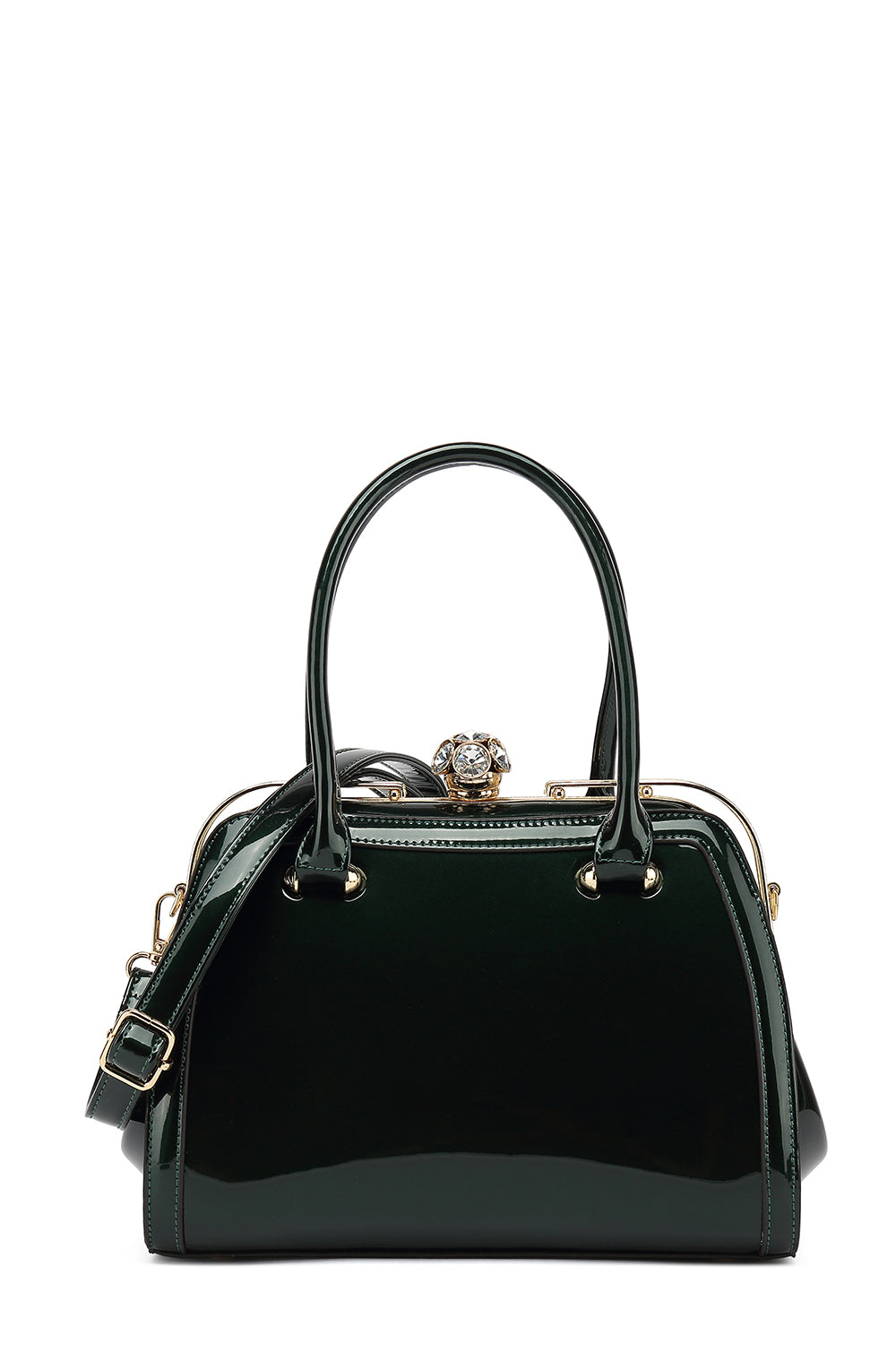 Frame Satchel Patent Leather 90178