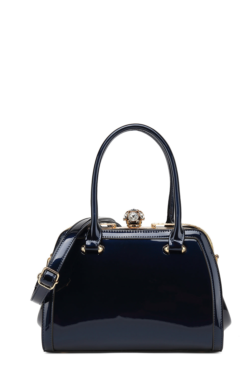 Frame Satchel Patent Leather 90178