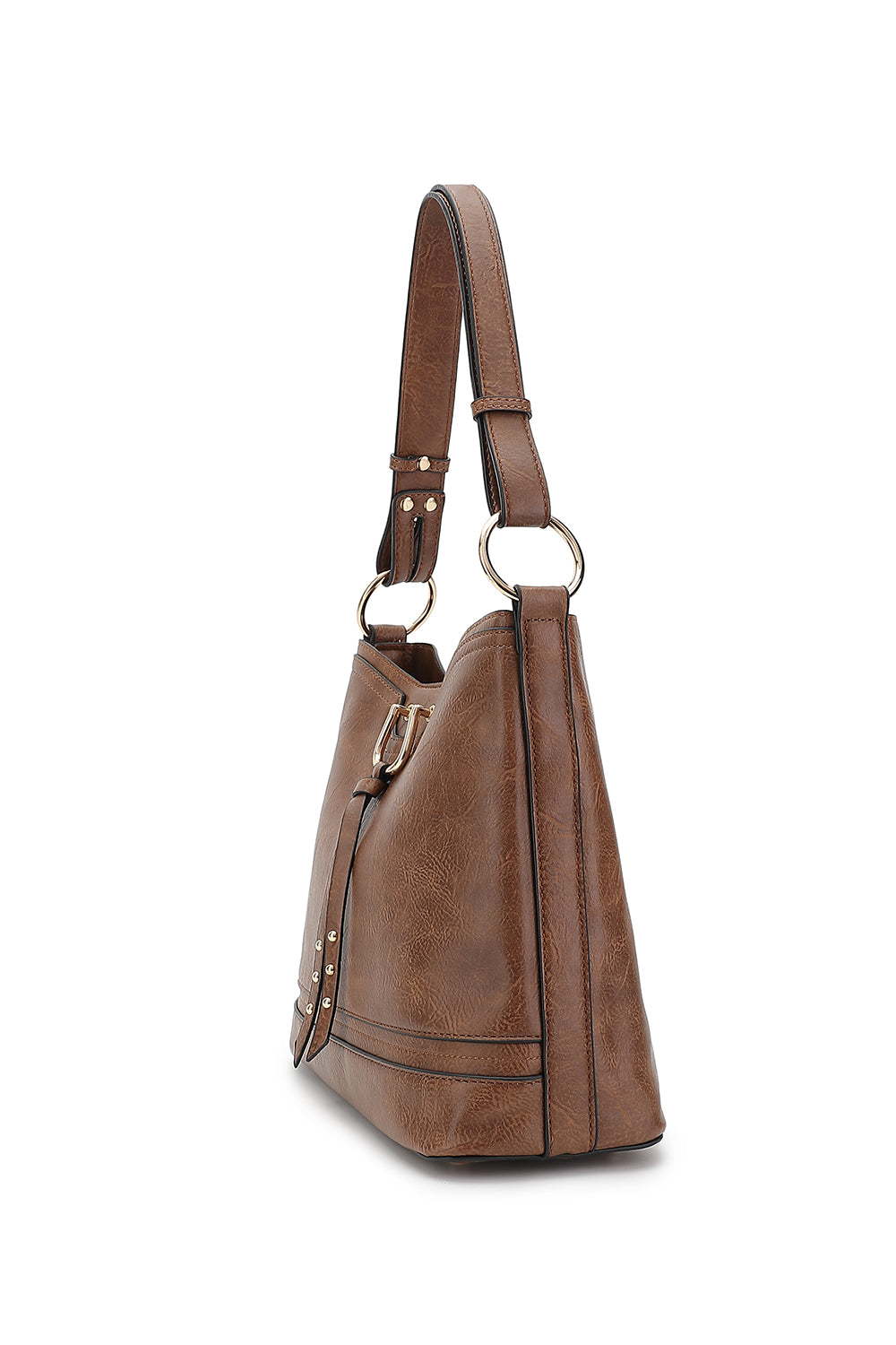 TRIPLE COMPARTMENT CONVERTIBLE HOBO 9546