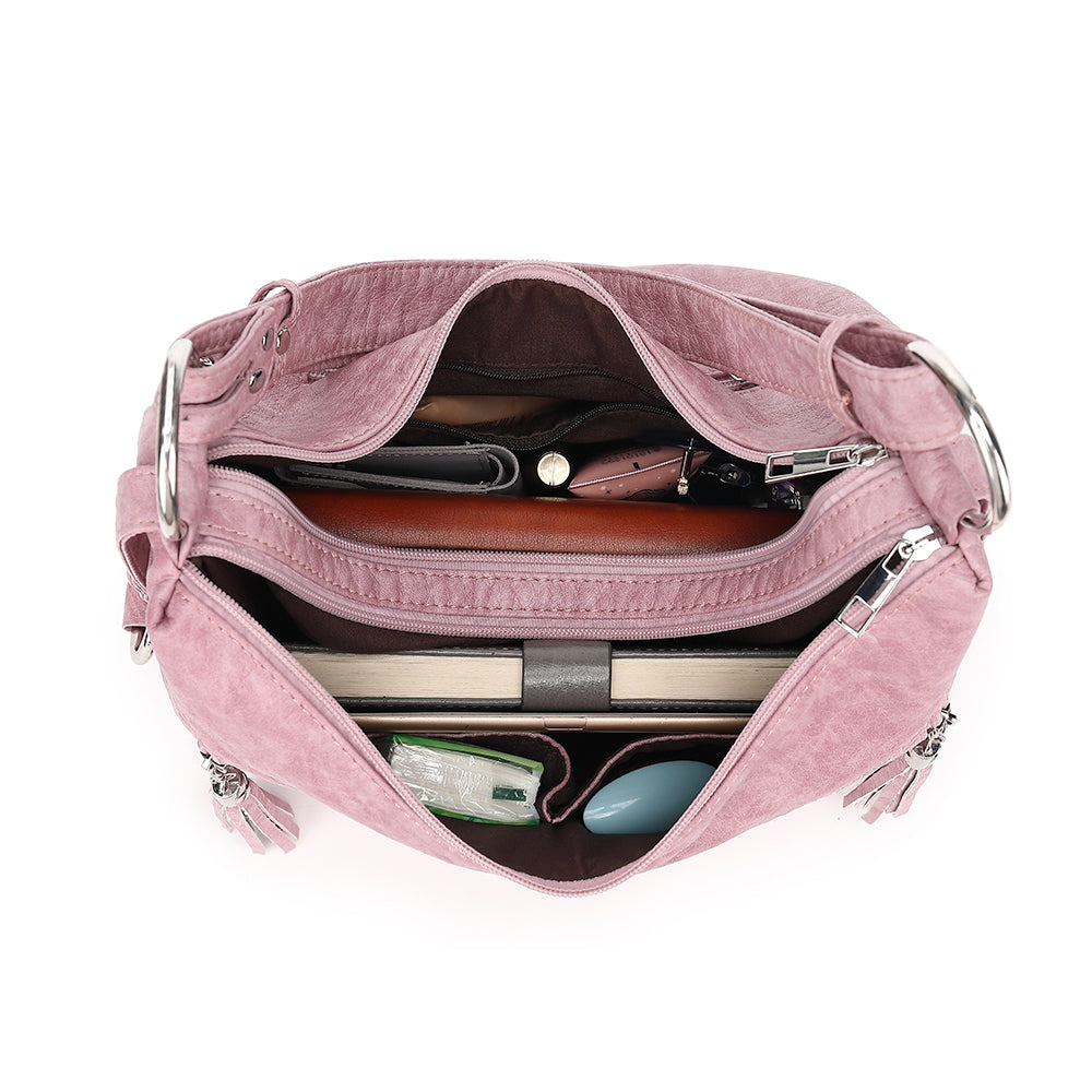 Washed Convertible Hobo