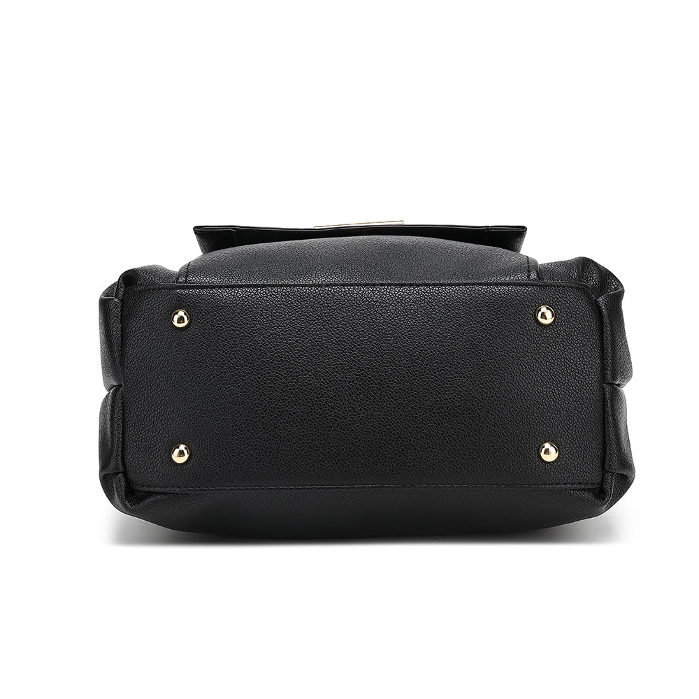 Double Top Zip Front Pocket Toggle Hardware Hobo