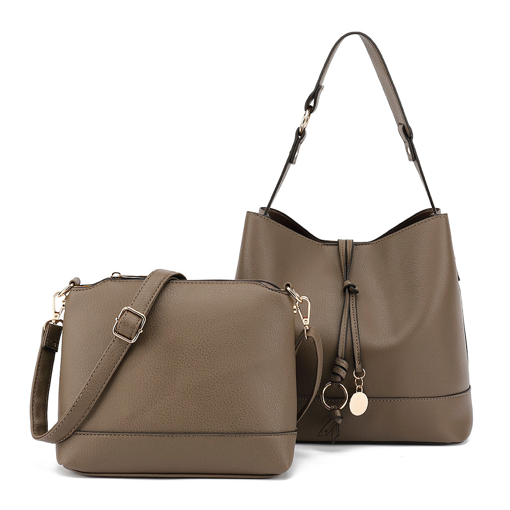 2 in 1 Hobo with Crossbody Bag