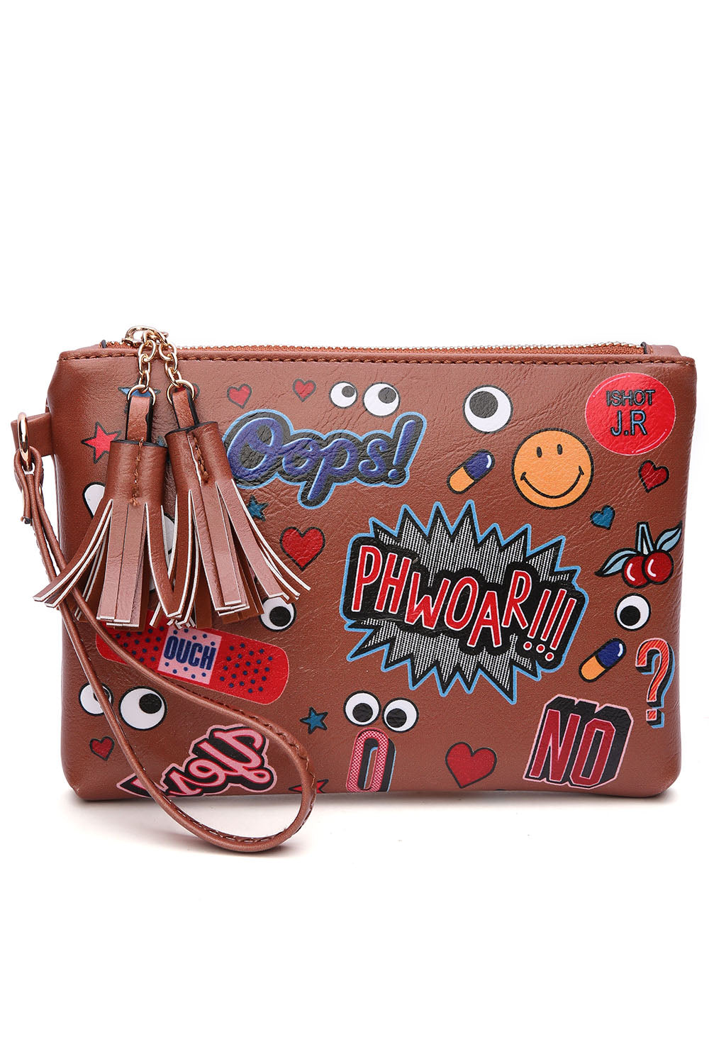 Cartoon Small Wallet with Wrist Strap