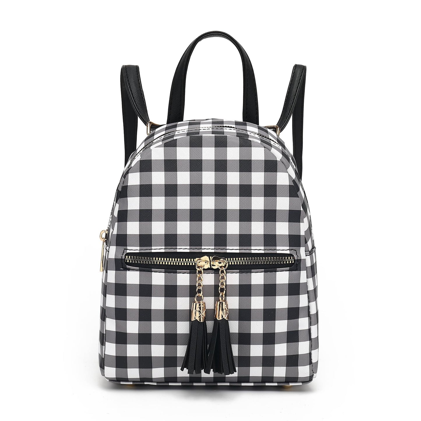 Grid pattern Backpack