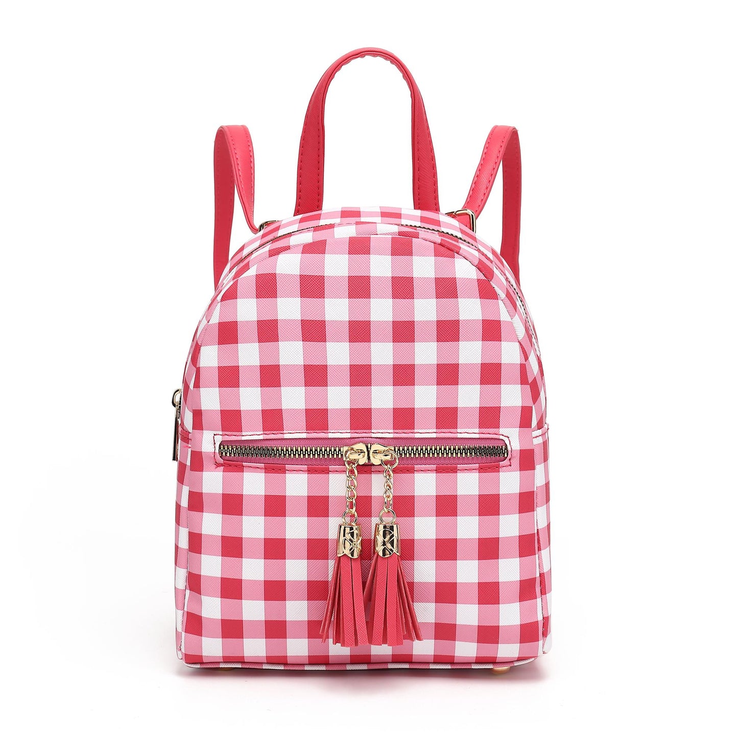 Grid pattern Backpack