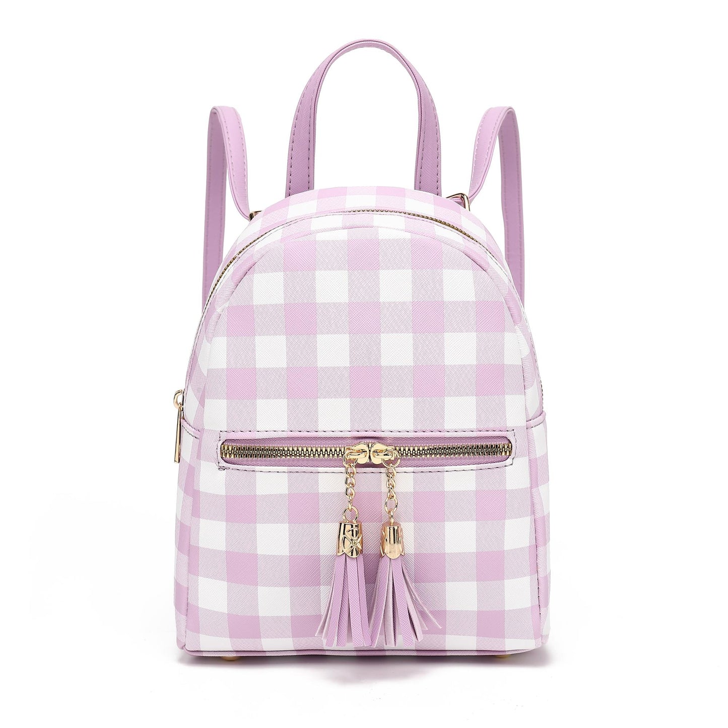 Grid pattern Backpack