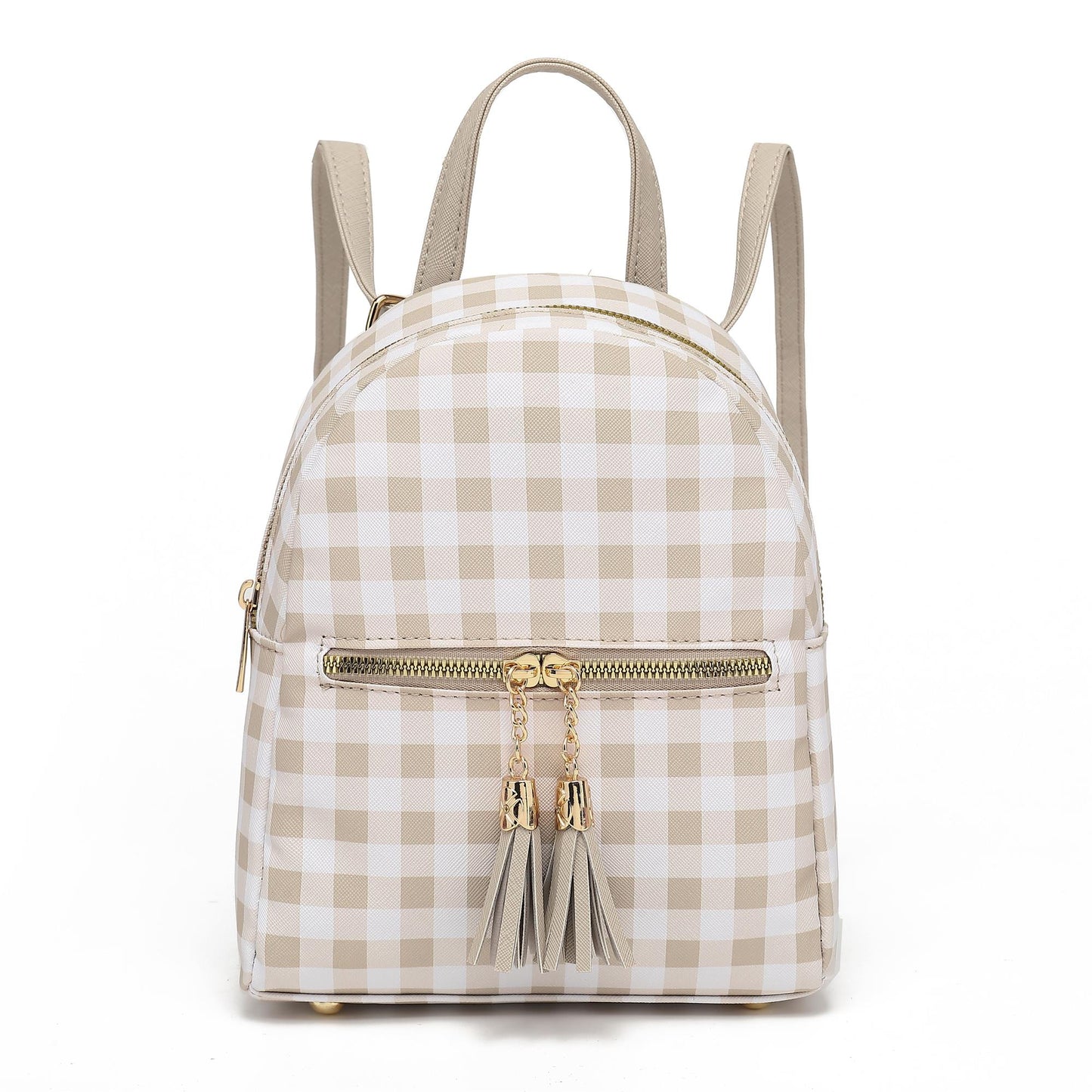 Grid pattern Backpack