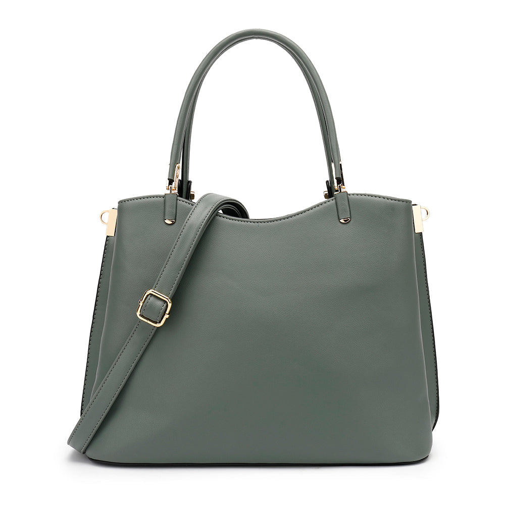 Double Handle Multi Compartment Satchel