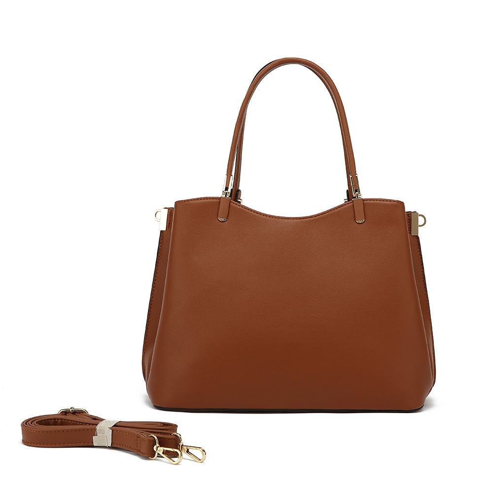 Double Handle Multi Compartment Satchel