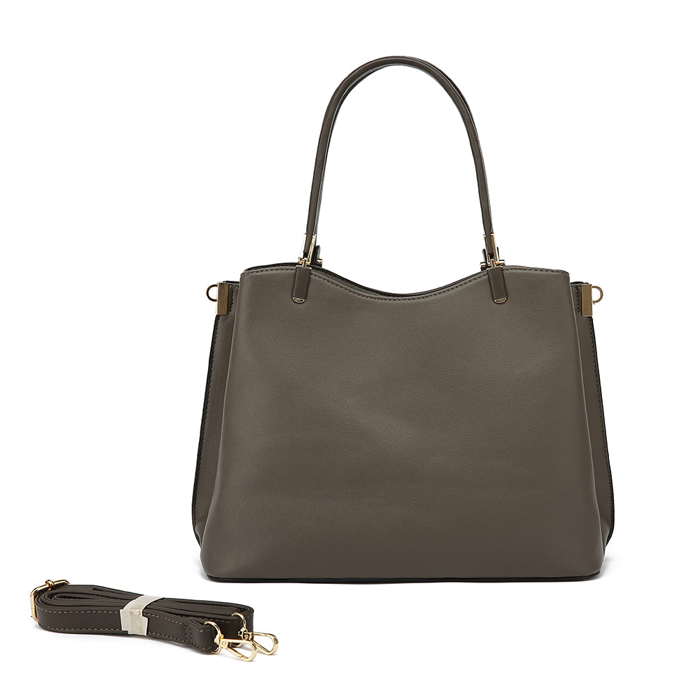 Double Handle Multi Compartment Satchel