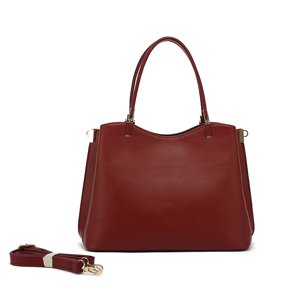 Double Handle Multi Compartment Satchel