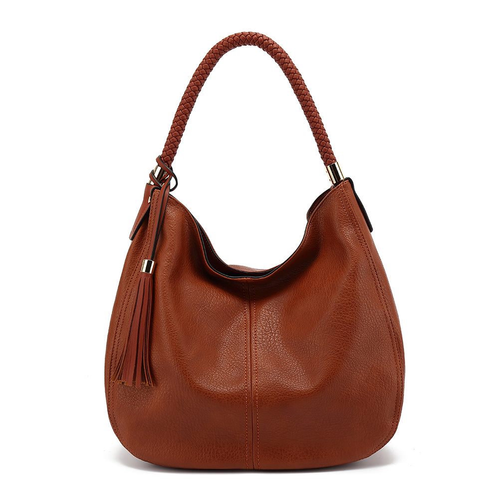 Braided Handle Hobo
