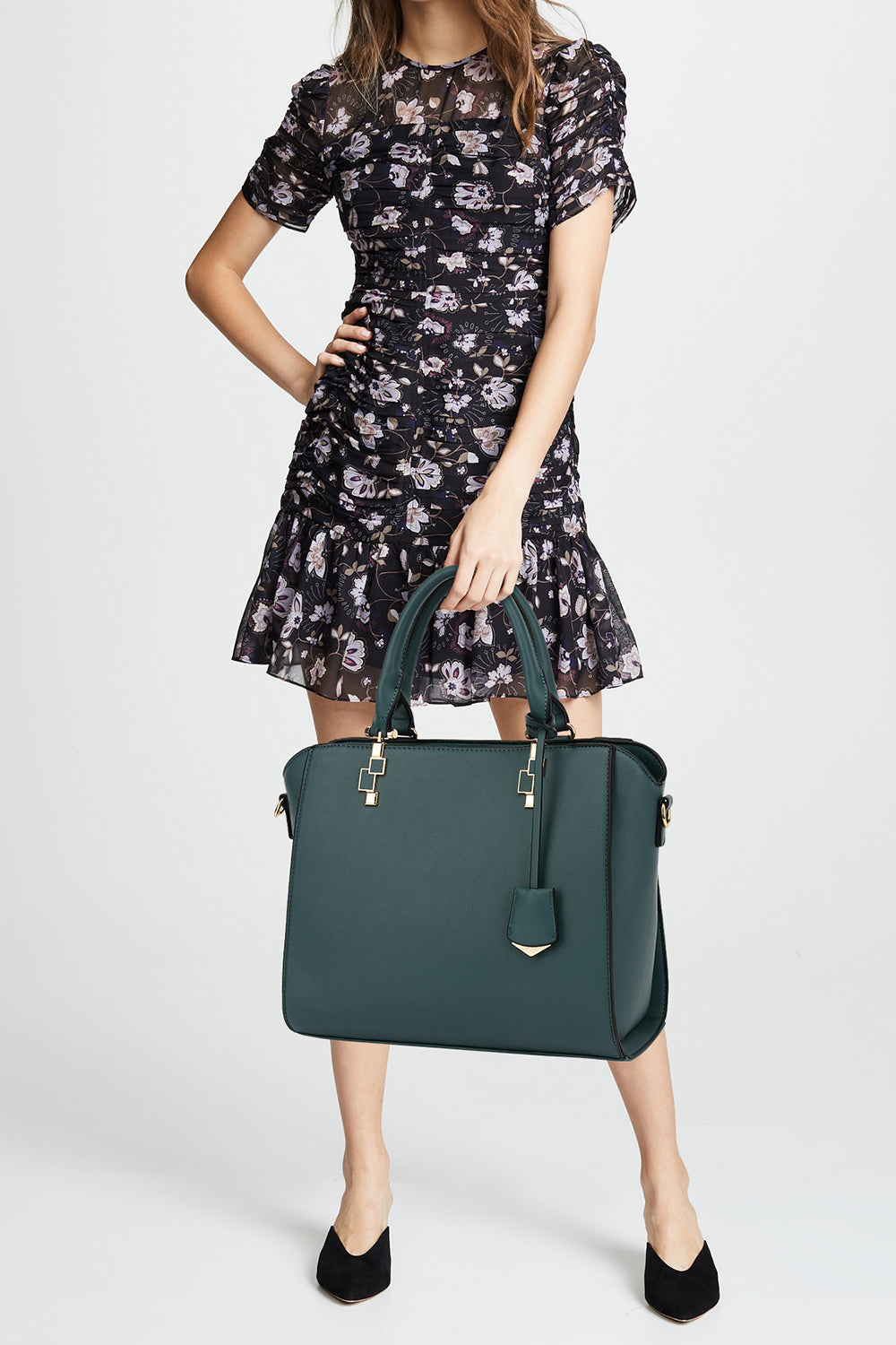 Satchel With Detachable Shoulder Strap 21412