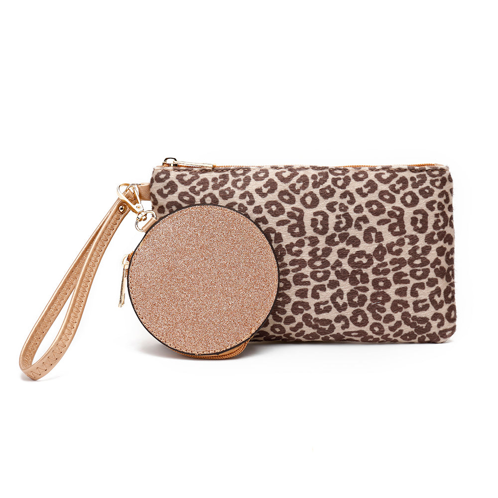 Wristlet With Coin Pouch