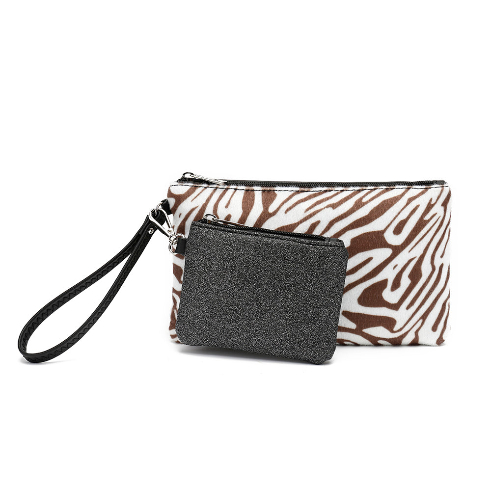 Wristlet With Coin Pouch
