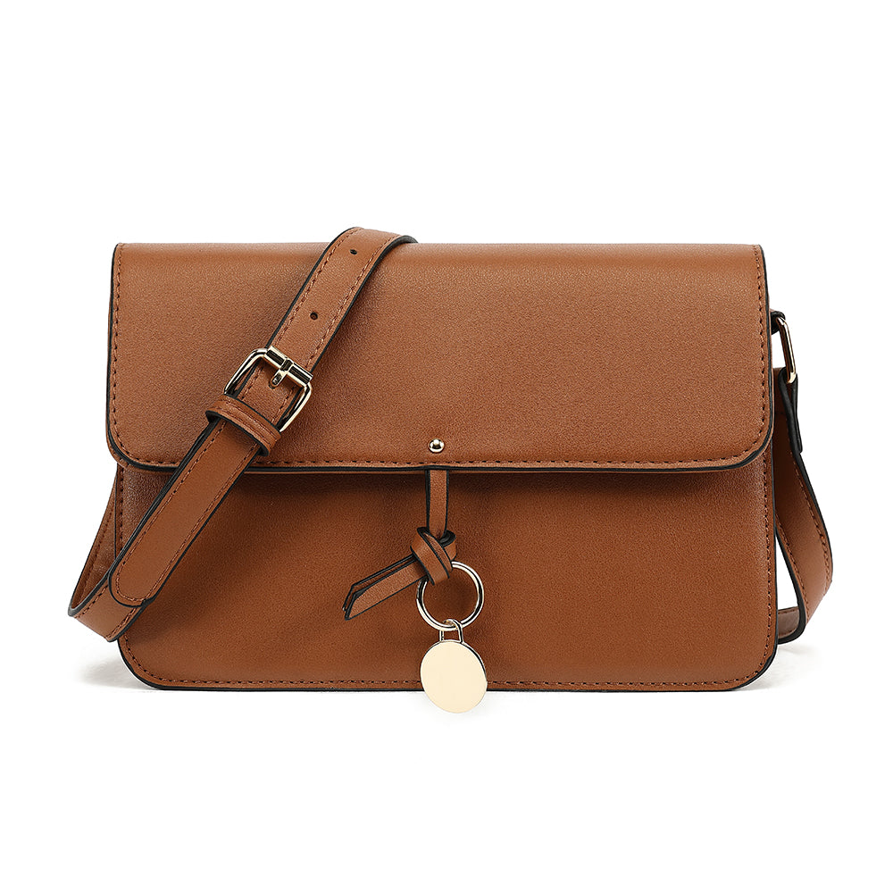 Triple Compartment Flap Crossbody