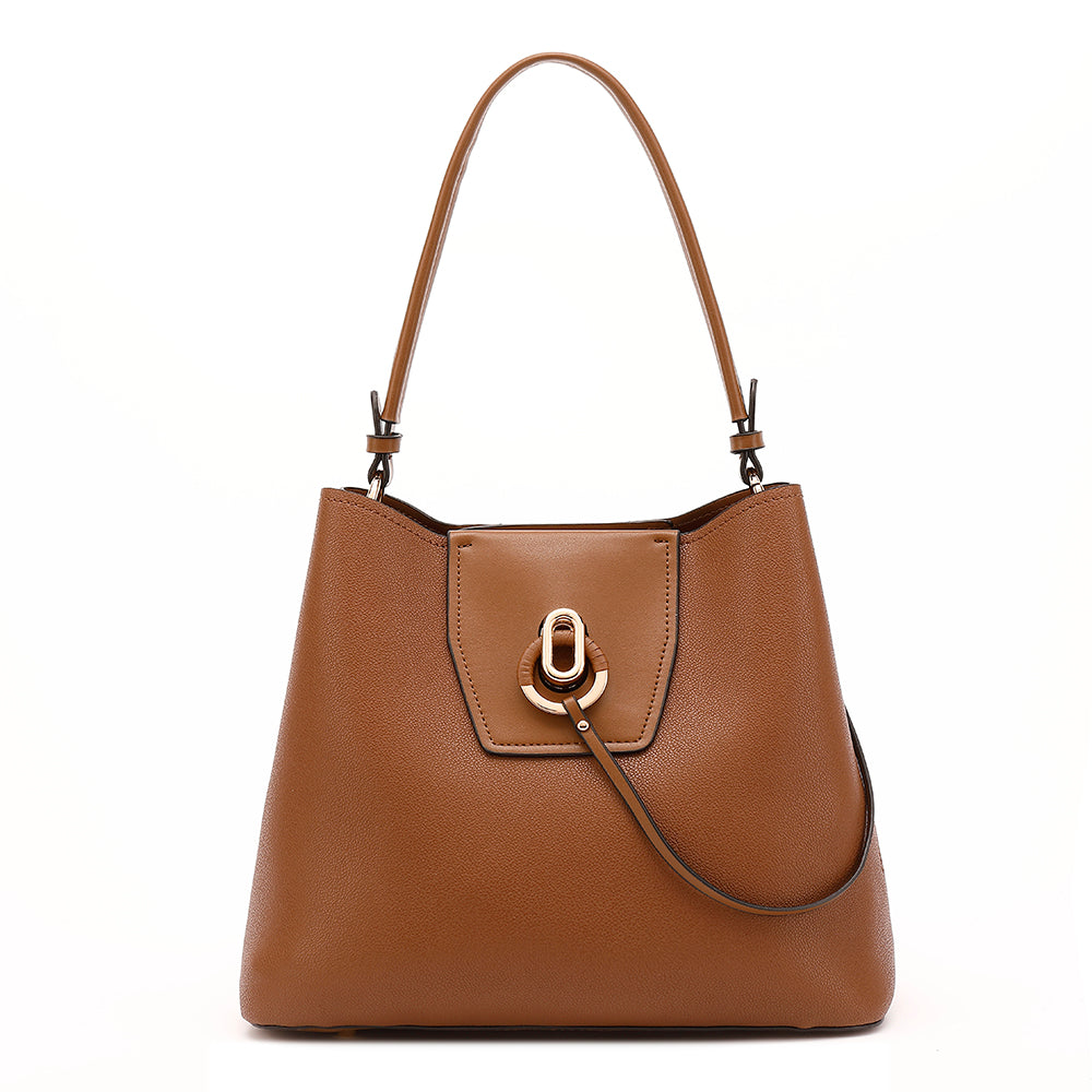 Shoulder Bag With Detachable Crossbody Strap