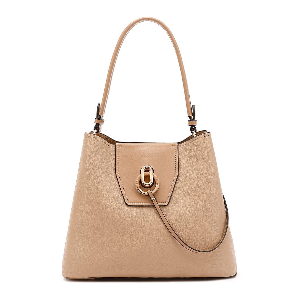 Shoulder Bag With Detachable Crossbody Strap