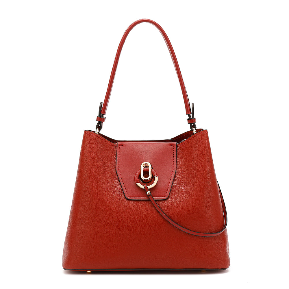 Shoulder Bag With Detachable Crossbody Strap