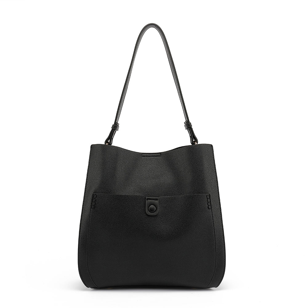 Shoulder Bag with Front Pocket