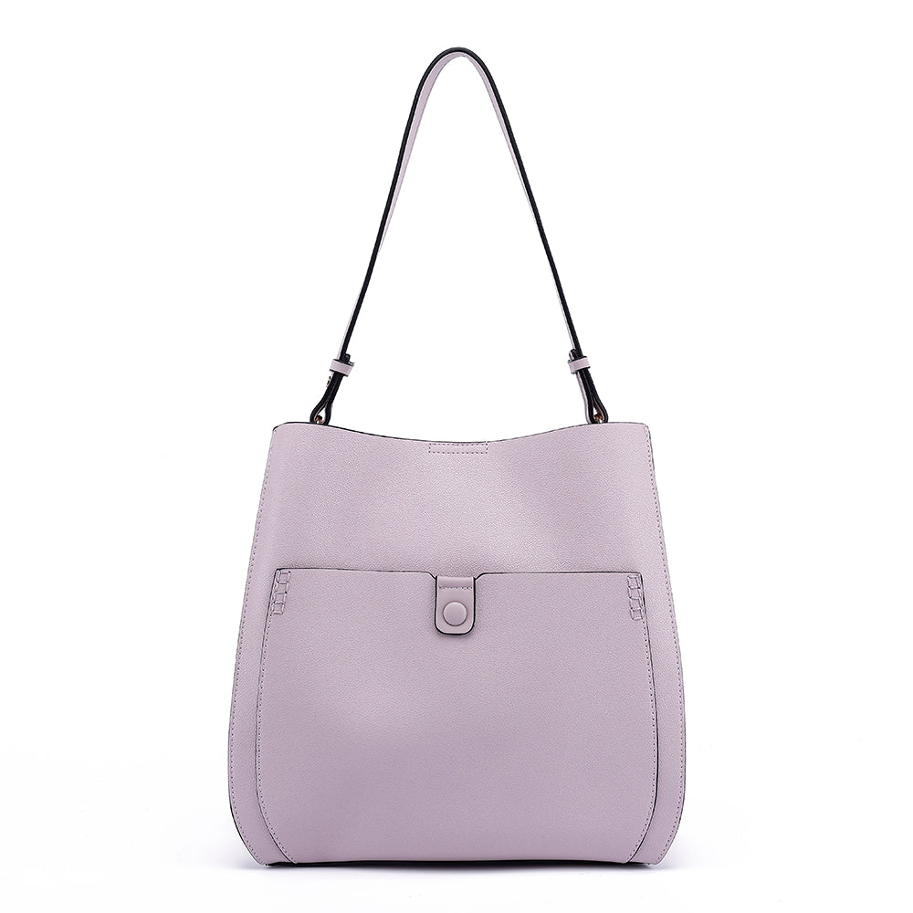 Shoulder Bag with Front Pocket