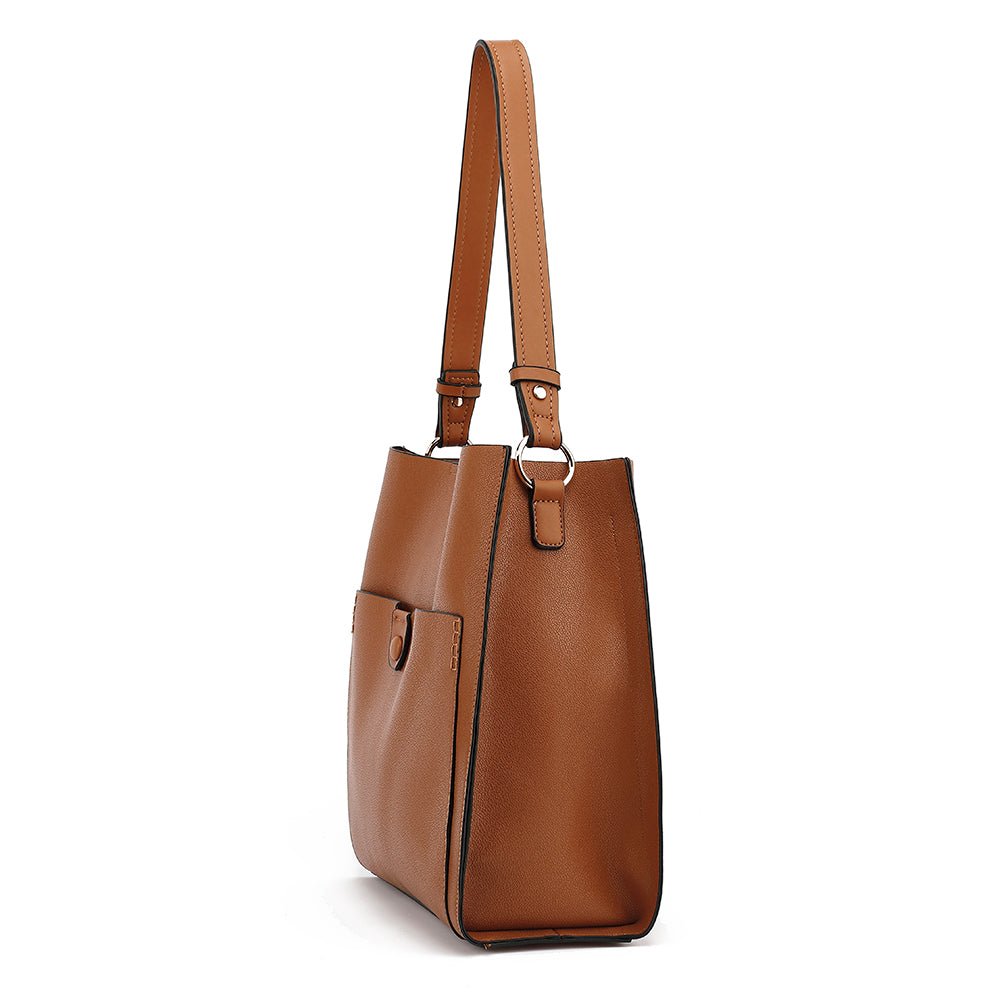 Shoulder Bag with Front Pocket 21598