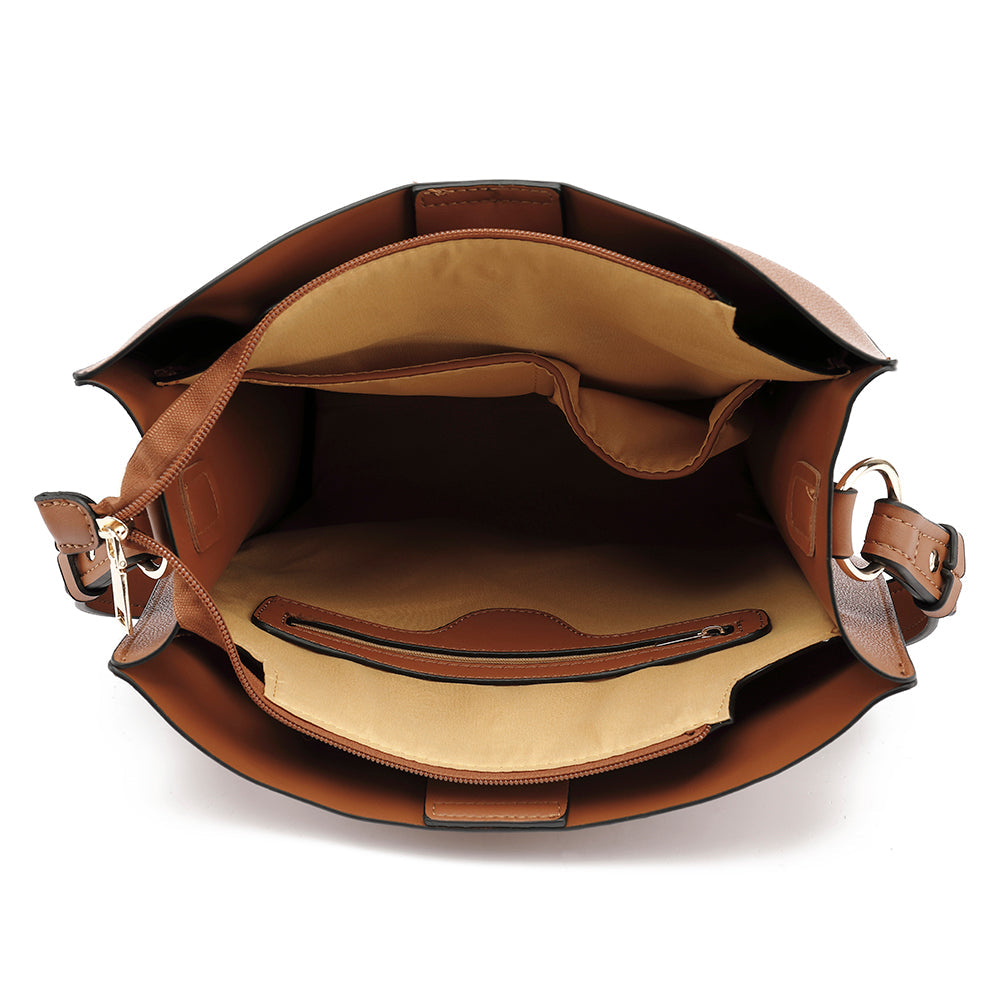 Shoulder Bag with Front Pocket 21598