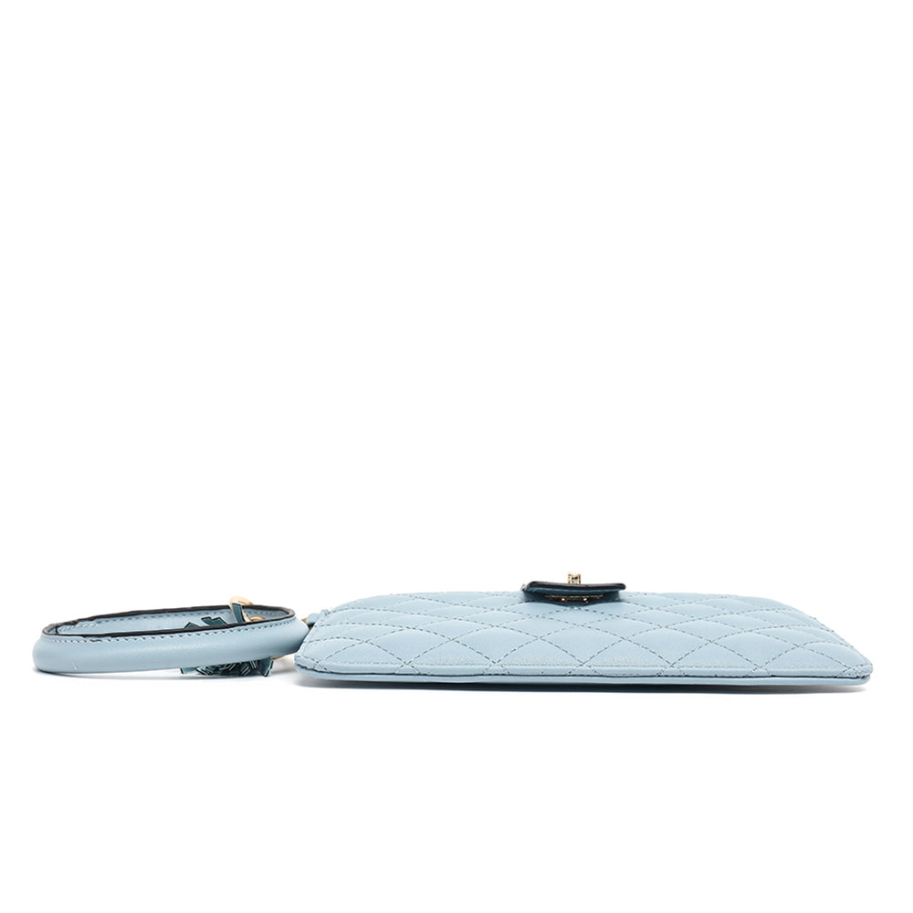 Double Compartment Zip Around Wallet 21609A