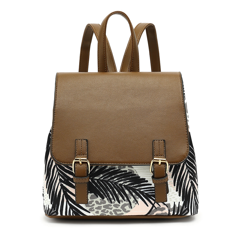 Nylon Printed Backpack