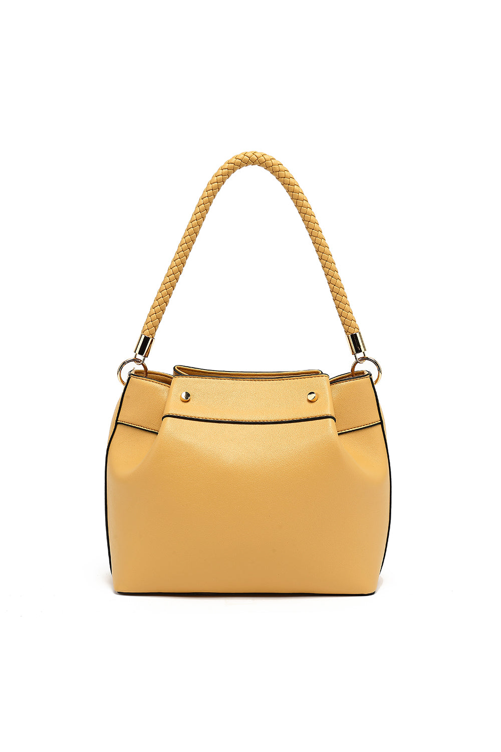 Braided Handle Hobo with Crossbody Strap 21638A