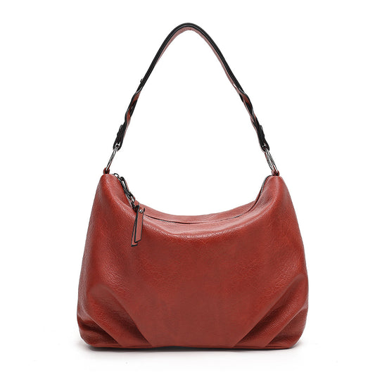 Braided Handle Slouchy Hobo 21663B