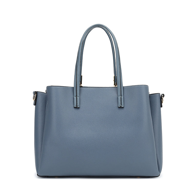 Double Handle Shopper With Front Slip Pocket
